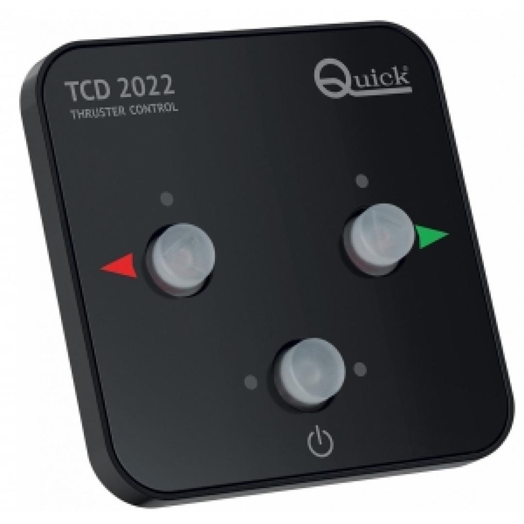 Quick TCD 2022 baş pervanesi kontrol paneli. Switch’li